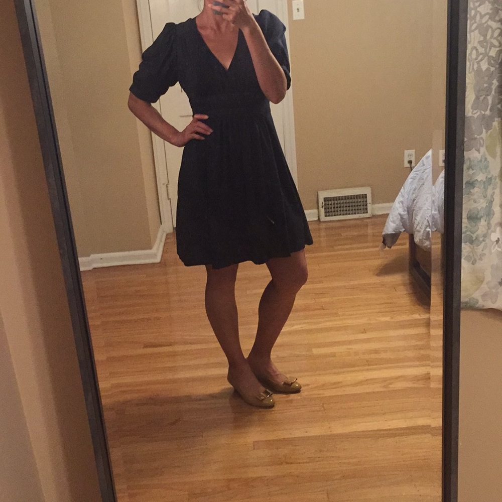 Banana Republic navy blue dress
